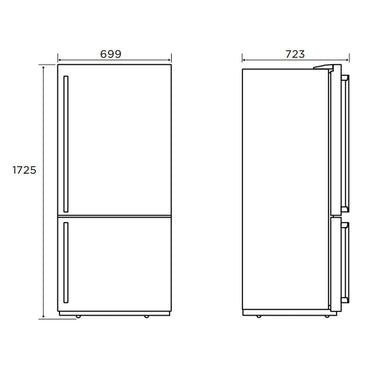 Factory second Westinghouse 431L Bottom Mount Refrigerator – White  Model: WBE4302WC-R - Second Hand Appliances Geebung